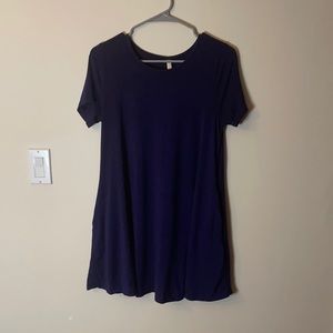 Navy dress with pockets